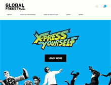 Tablet Screenshot of globalfreestyle.com